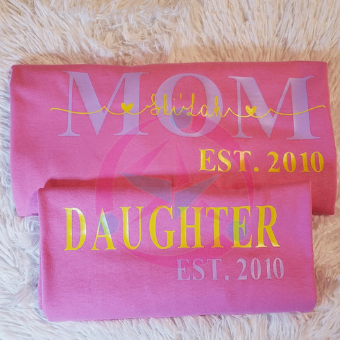 Est. Mom & Daughter Shirt